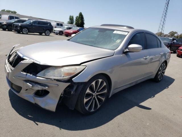 KMHGC4DE1BU140245 - 2011 HYUNDAI GENESIS 3.8L SILVER photo 1