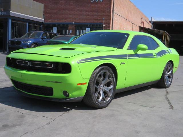 2C3CDZBT4FH885258 - 2015 DODGE CHALLENGER SXT PLUS GREEN photo 2