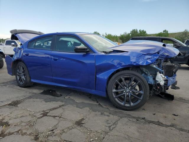 2C3CDXMG1NH210681 - 2022 DODGE CHARGER GT BLUE photo 4