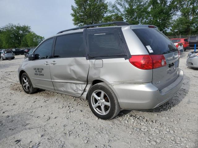 5TDZA22C46S486115 - 2006 TOYOTA SIENNA XLE SILVER photo 2