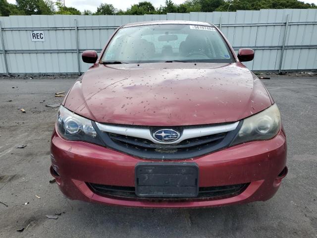 JF1GE6A61BH522068 - 2011 SUBARU IMPREZA 2.5I RED photo 5