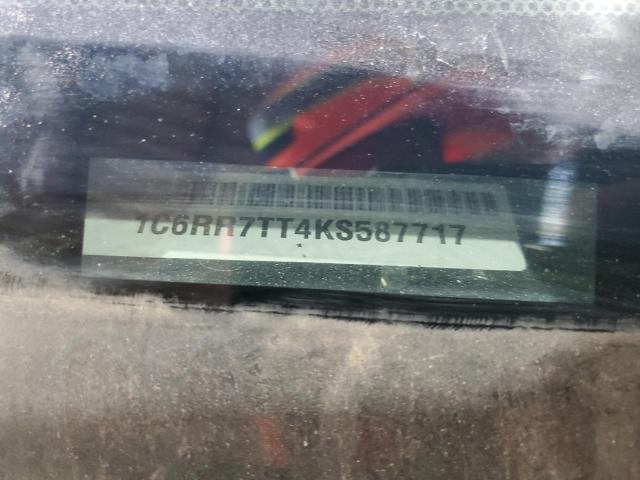 1C6RR7TT4KS587717 - 2019 RAM 1500 CLASS SLT 灰色 照片 12