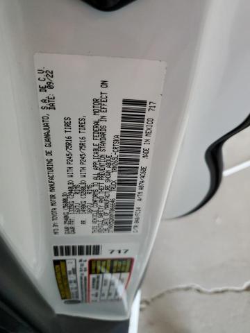 3TYRX5GNXNT066646 - 2022 TOYOTA TACOMA ACCESS CAB თეთრი ფოტო 12