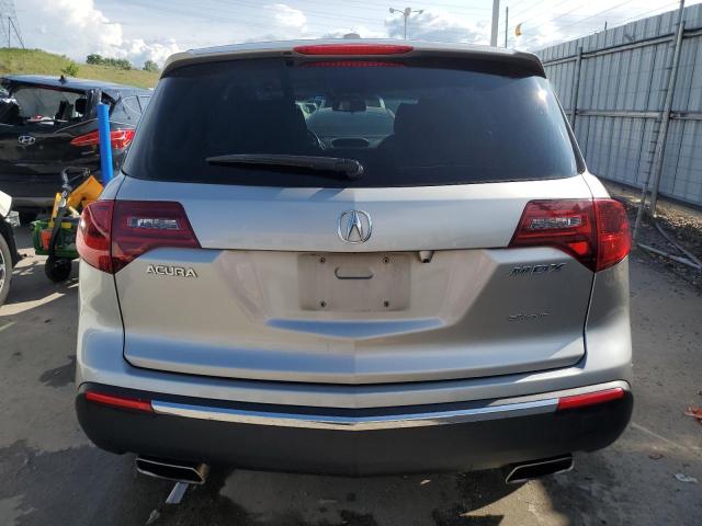 2HNYD2H26CH507603 - 2012 ACURA MDX SILVER photo 6