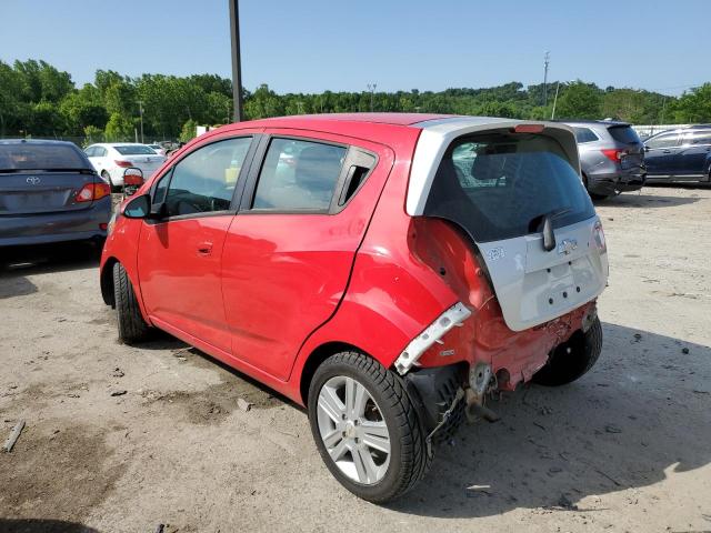 KL8CD6S98DC590431 - 2013 CHEVROLET SPARK 1LT RED photo 2