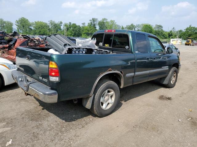 5TBBT4419YS001207 - 2000 TOYOTA TUNDRA ACCESS CAB GREEN photo 3