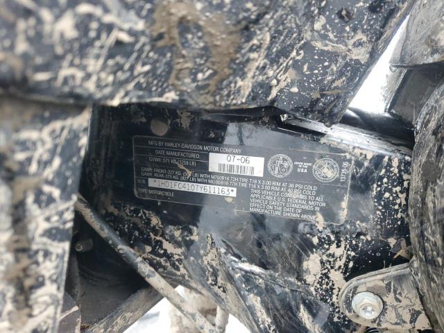 1HD1FC4107Y611163 - 2007 HARLEY-DAVIDSON FLHTCUI 黑色 照片 9