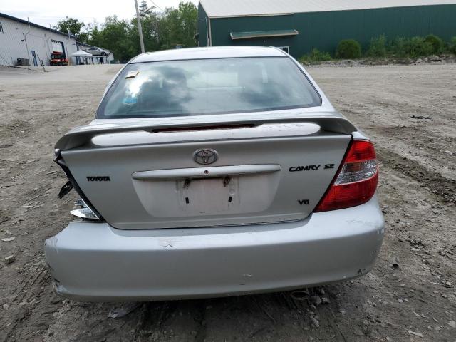 4T1BA32K94U029433 - 2004 TOYOTA CAMRY SE SILVER photo 6