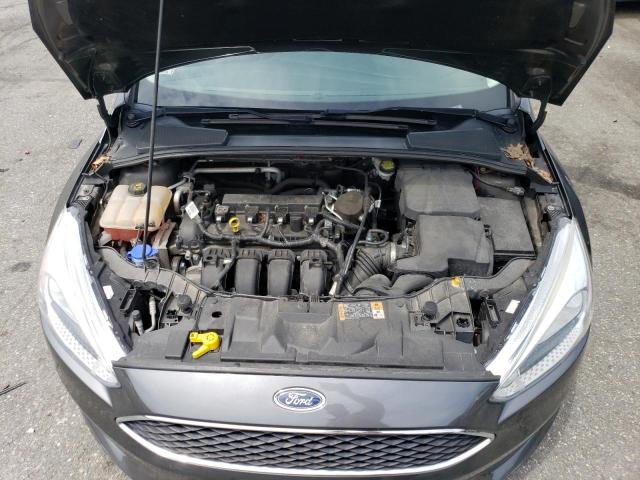 1FADP3F25FL383132 - 2015 FORD FOCUS SE GRAY photo 11