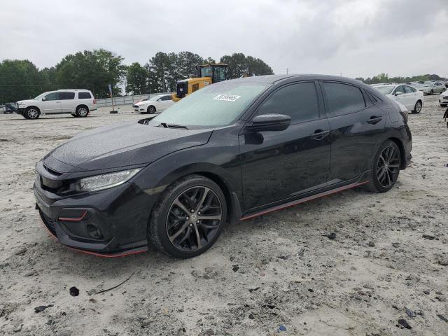 SHHFK7H93LU209611 - 2020 HONDA CIVIC SPORT TOURING BLACK photo 1