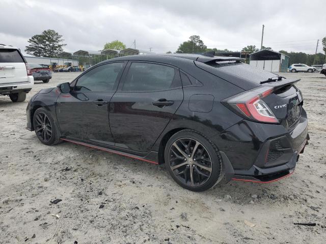 SHHFK7H93LU209611 - 2020 HONDA CIVIC SPORT TOURING BLACK photo 2