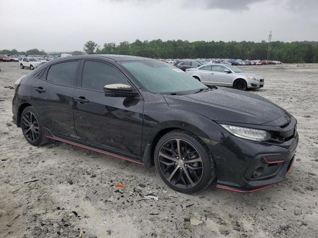 SHHFK7H93LU209611 - 2020 HONDA CIVIC SPORT TOURING BLACK photo 4