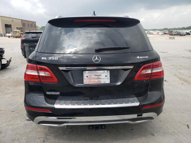 4JGDA5HB7FA561196 - 2015 MERCEDES-BENZ ML 350 4MATIC BLACK photo 6