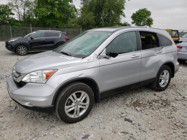 5J6RE4H78AL039785 - 2010 HONDA CR-V EXL SILVER photo 1