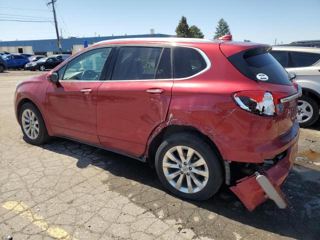 LRBFXBSAXHD038670 - 2017 BUICK ENVISION ESSENCE أحمر صورة 2