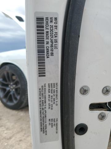 2C3CDZFJ4PH618180 - 2023 DODGE CHALLENGER R/T SCAT PACK WHITE photo 13