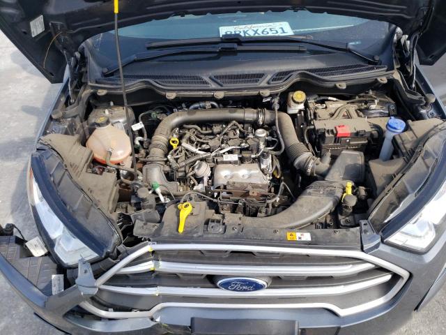 MAJ3S2GE2KC266549 - 2019 FORD ECOSPORT SE GRAY photo 12
