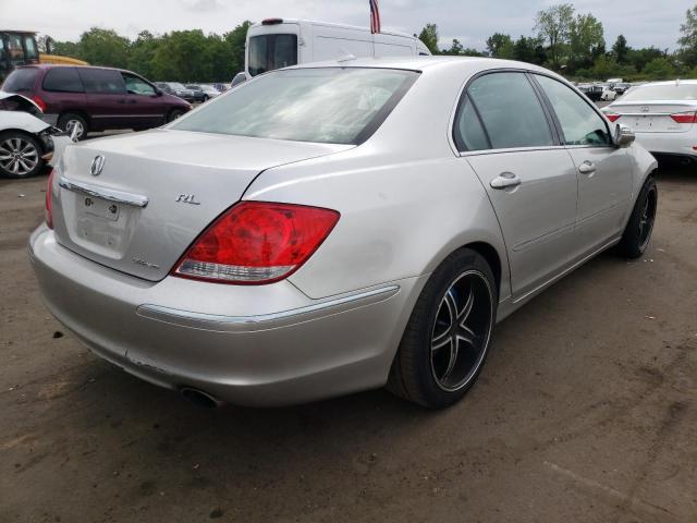 JH4KB16576C003625 - 2006 ACURA RL SILVER photo 4