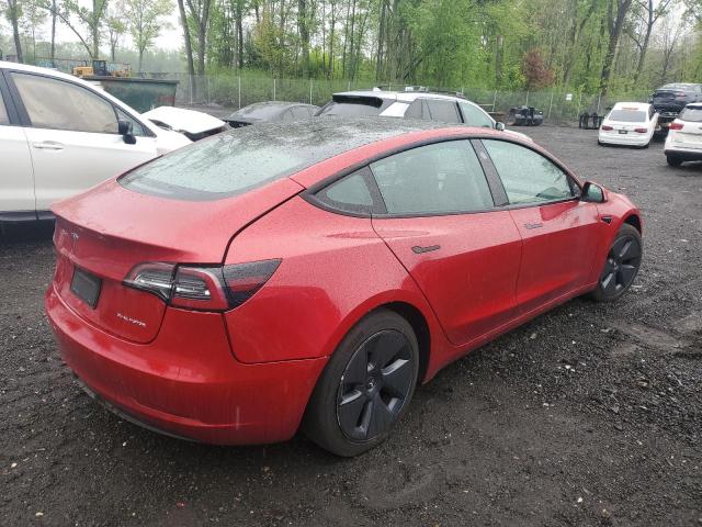 5YJ3E1EB7NF275002 - 2022 TESLA MODEL 3 黑色 照片 3