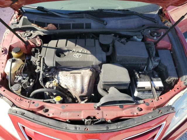 4T1BF3EK2AU031467 - 2010 TOYOTA CAMRY BASE RED photo 11