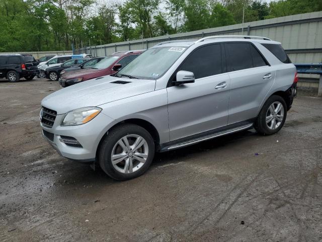 4JGDA5HB0EA354471 - 2014 MERCEDES-BENZ ML 350 4MATIC SILVER photo 1