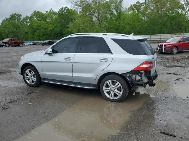 4JGDA5HB0EA354471 - 2014 MERCEDES-BENZ ML 350 4MATIC SILVER photo 2