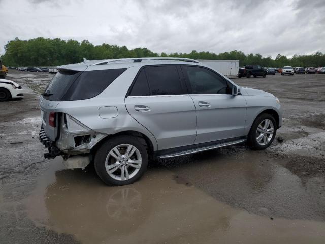 4JGDA5HB0EA354471 - 2014 MERCEDES-BENZ ML 350 4MATIC SILVER photo 3