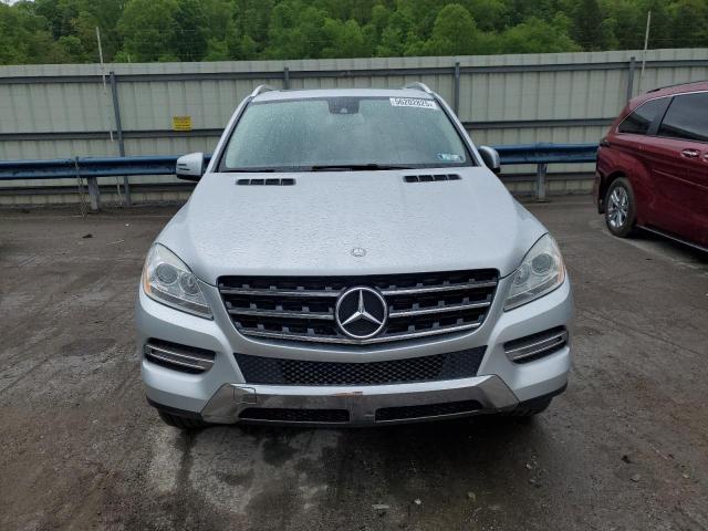 4JGDA5HB0EA354471 - 2014 MERCEDES-BENZ ML 350 4MATIC SILVER photo 5
