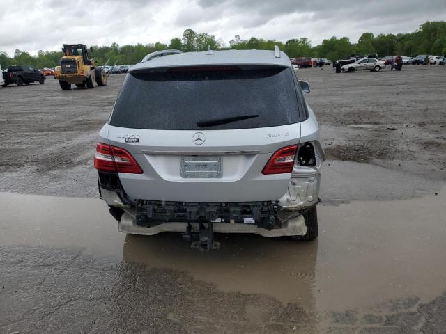 4JGDA5HB0EA354471 - 2014 MERCEDES-BENZ ML 350 4MATIC SILVER photo 6
