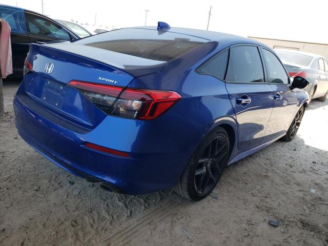 2HGFE2F54NH598060 - 2022 HONDA CIVIC SPORT 蓝色 照片 3