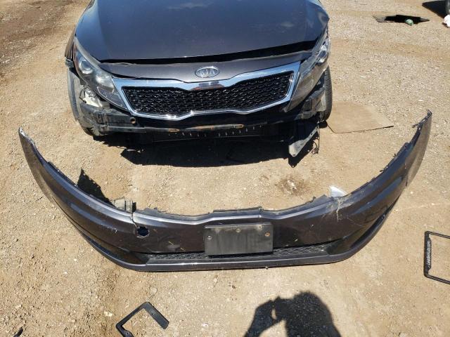 KNAGN4A71B5075733 - 2011 KIA OPTIMA EX GRAY photo 12