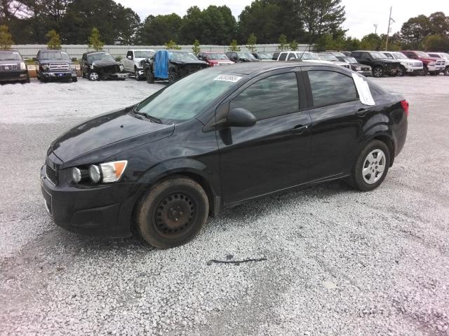 1G1JA5SH1F4135192 - 2015 CHEVROLET SONIC LS BLACK photo 1