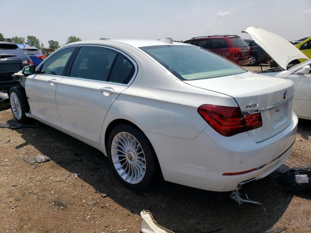 WBAYF4C56DDE23521 - 2013 BMW 740 LXI WHITE photo 2