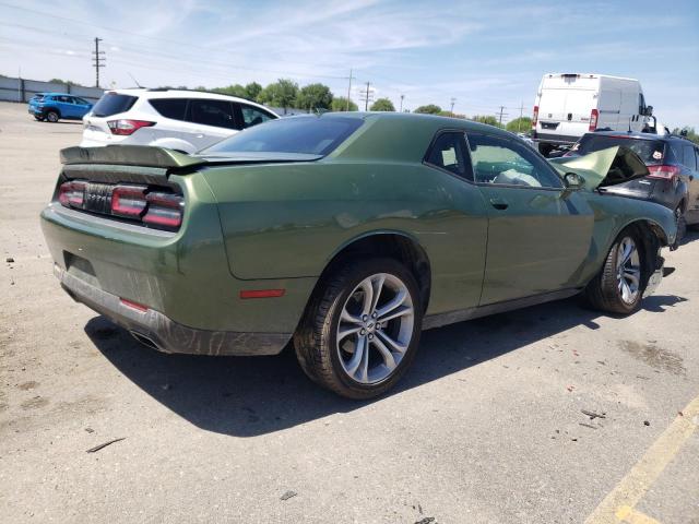 2C3CDZJG4NH181774 - 2022 DODGE CHALLENGER GT GREEN photo 3