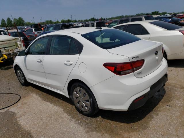 3KPA24AB3KE197942 - 2019 KIA RIO S WHITE photo 2