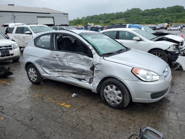 KMHCM3AC4AU181766 - 2010 HYUNDAI ACCENT BLUE SILVER photo 4