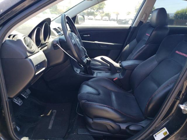 JM1BK34M281103752 - 2008 MAZDA SPEED 3 BLACK photo 7