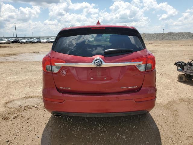 LRBFXBSA2HD025136 - 2017 BUICK ENVISION ESSENCE RED photo 6