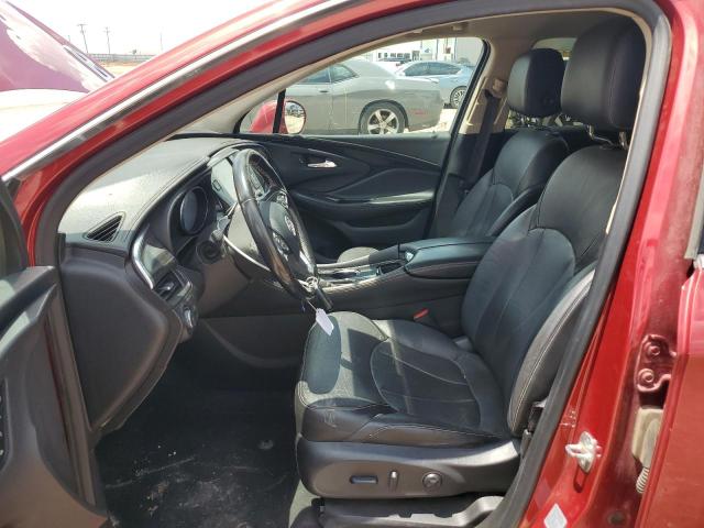 LRBFXBSA2HD025136 - 2017 BUICK ENVISION ESSENCE RED photo 7