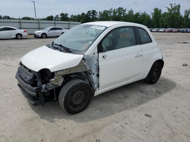 3C3CFFAR2DT574611 - 2013 FIAT 500 POP WHITE photo 1