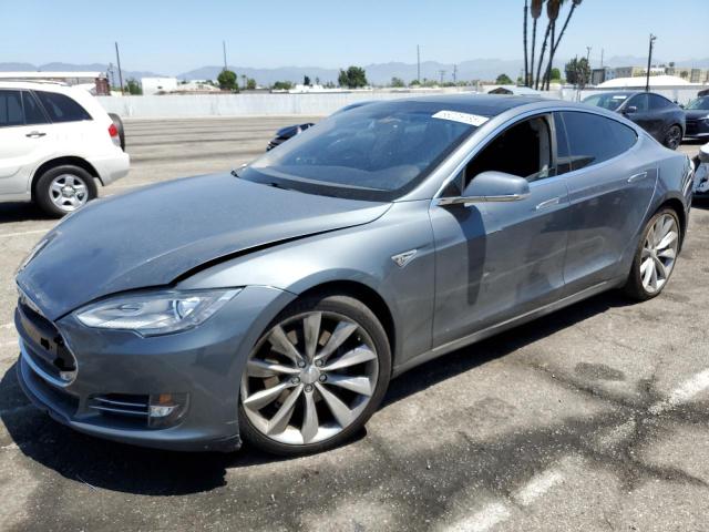 5YJSA1DPXDFP15409 - 2013 TESLA MODEL S GRAY photo 1