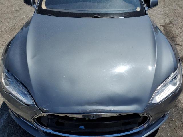 5YJSA1DPXDFP15409 - 2013 TESLA MODEL S GRAY photo 11