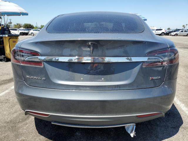 5YJSA1DPXDFP15409 - 2013 TESLA MODEL S GRAY photo 6