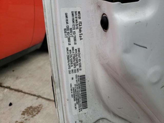 ZFBERFBT0G6B10369 - 2016 RAM PROMASTER SLT Білий фото 13