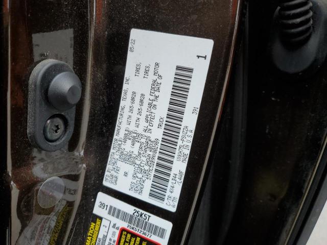 5TFMC5DB9NX002989 - 2022 TOYOTA TUNDRA CREWMAX PLATINUM ყავისფერი ფოტო 12