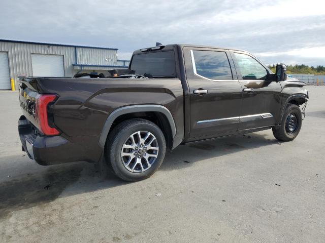 5TFMC5DB9NX002989 - 2022 TOYOTA TUNDRA CREWMAX PLATINUM ყავისფერი ფოტო 3