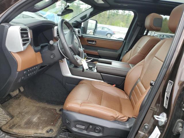 5TFMC5DB9NX002989 - 2022 TOYOTA TUNDRA CREWMAX PLATINUM ყავისფერი ფოტო 7