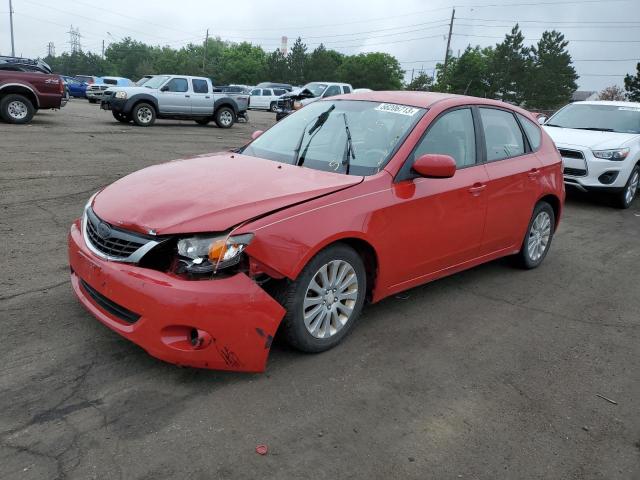 JF1GH61648H813275 - 2008 SUBARU IMPREZA 2.5I RED photo 1