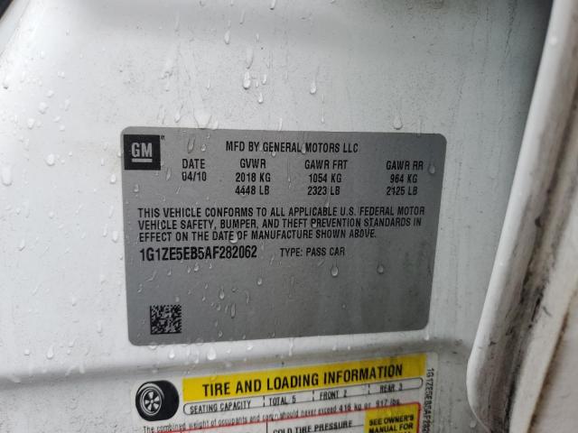 1G1ZE5EB5AF282062 - 2010 CHEVROLET MALIBU LTZ Ağ foto 12