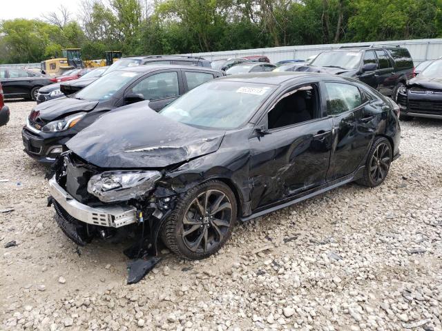 SHHFK7H48KU206383 - 2019 HONDA CIVIC SPORT 黑色 照片 1